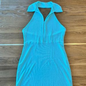 Talia Open Back Zip Dress